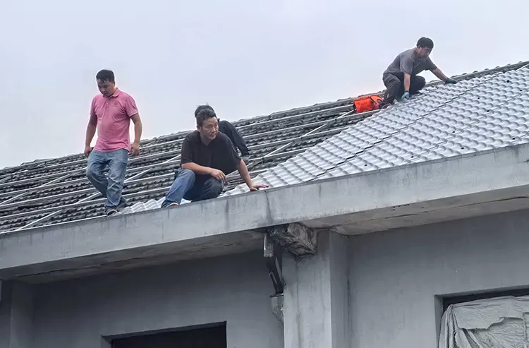 树脂瓦安装