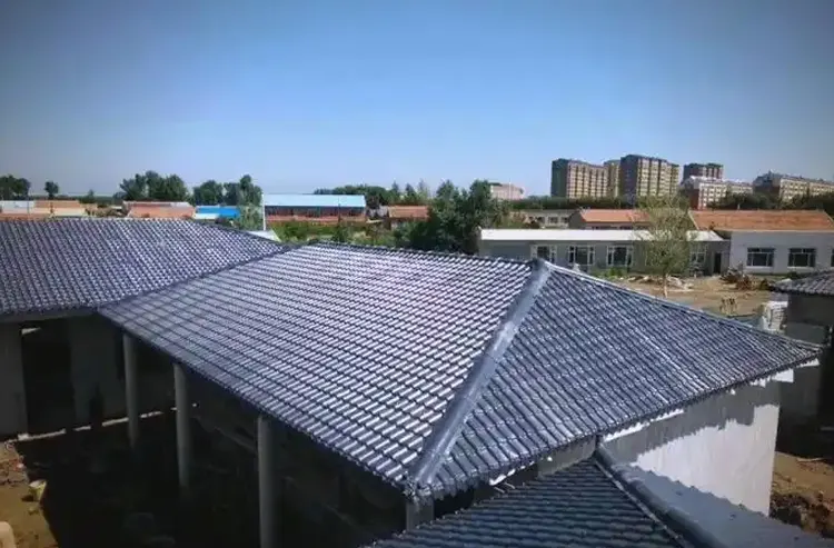 树脂瓦房顶
