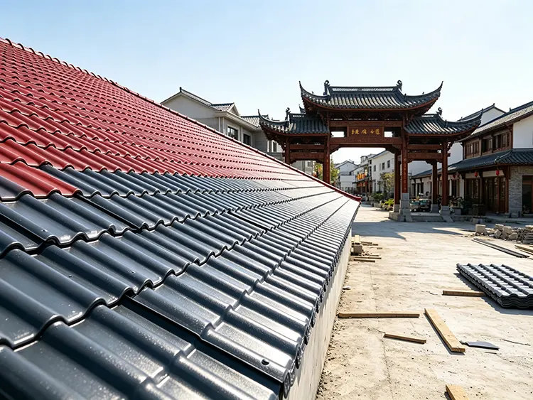 文旅建筑为何越来越多地使用树脂瓦